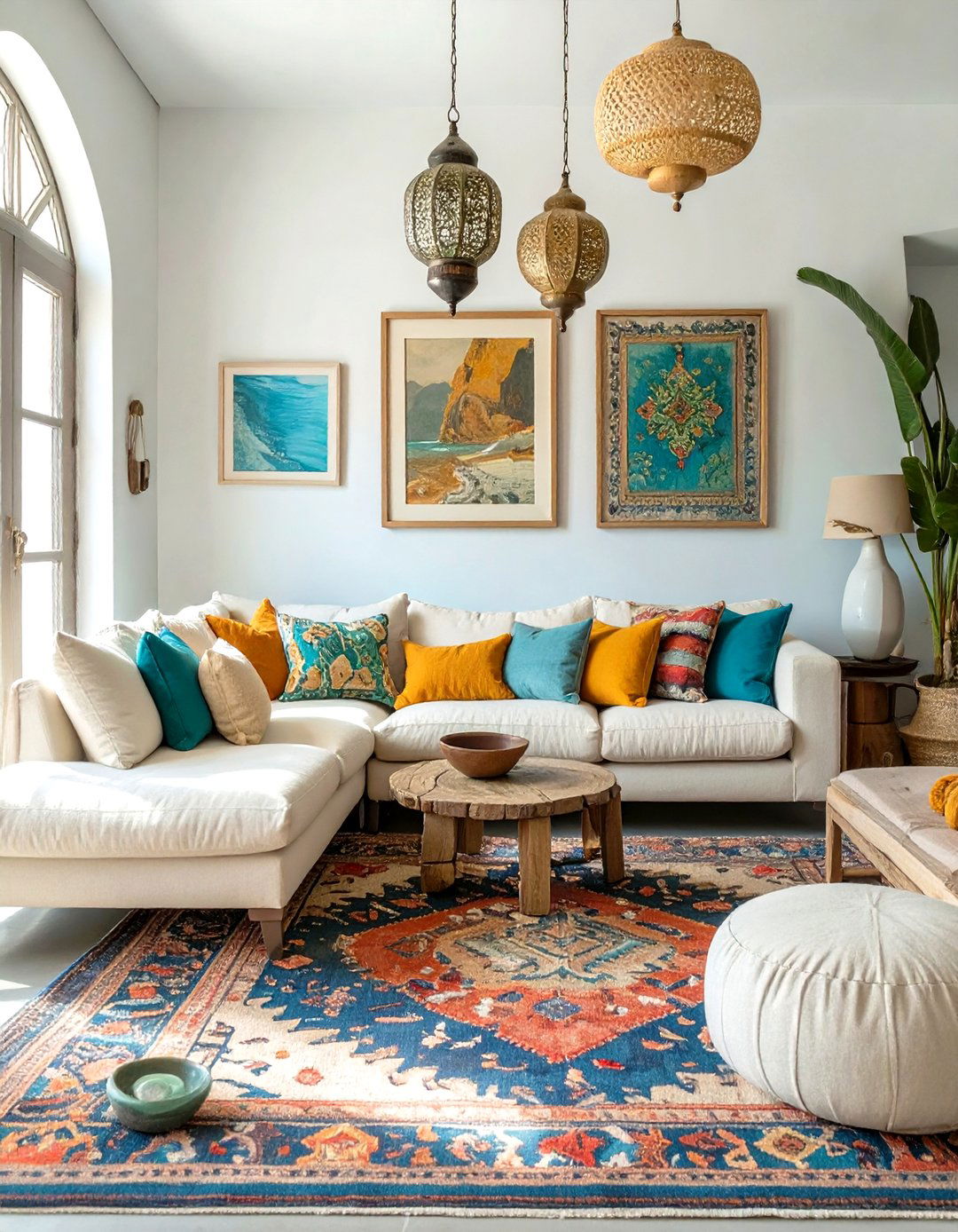 Eclectic Global Coastal Mix - 30 beach house decor ideas