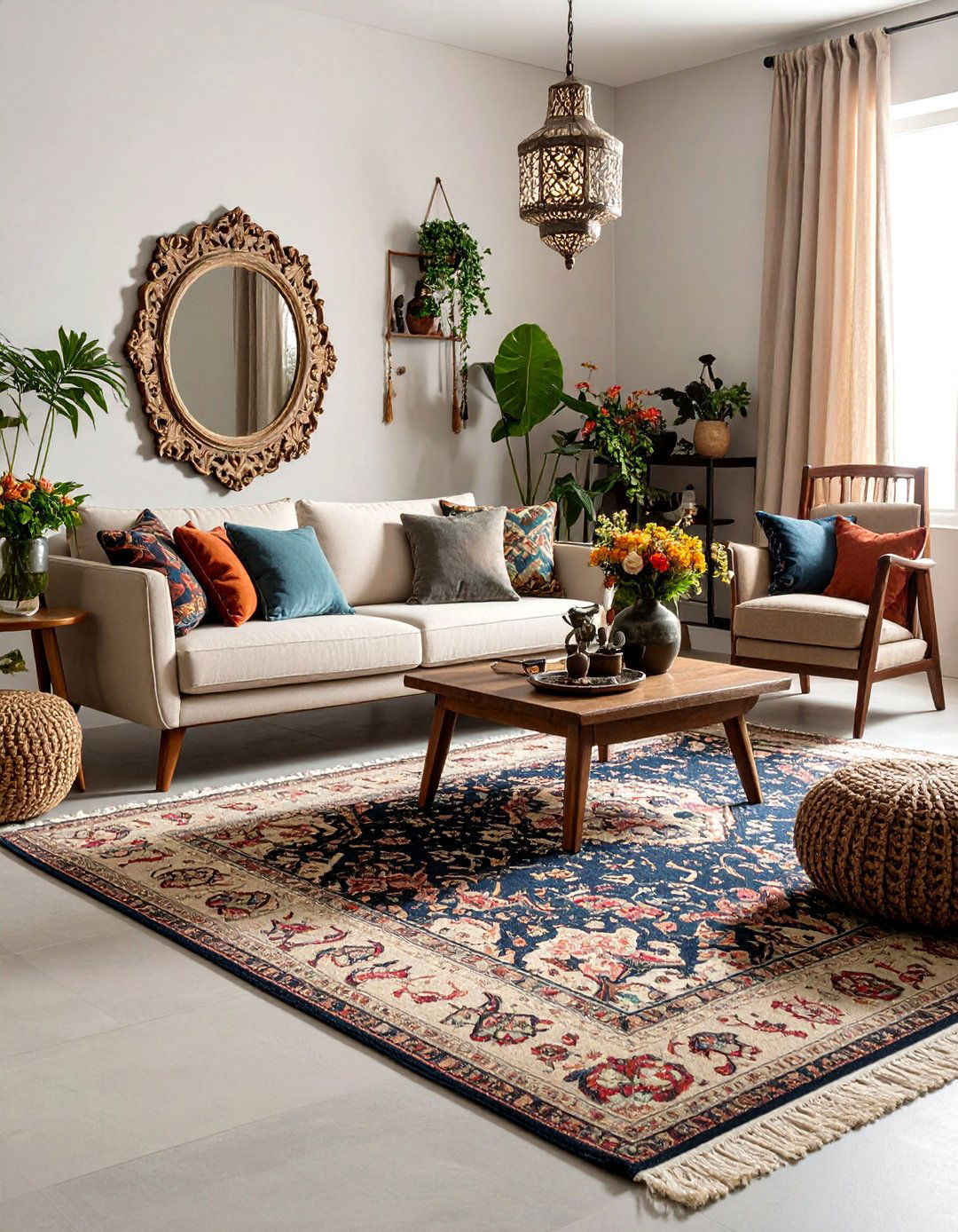 Eclectic Living Room Expression - 30 aesthetic living room ideas