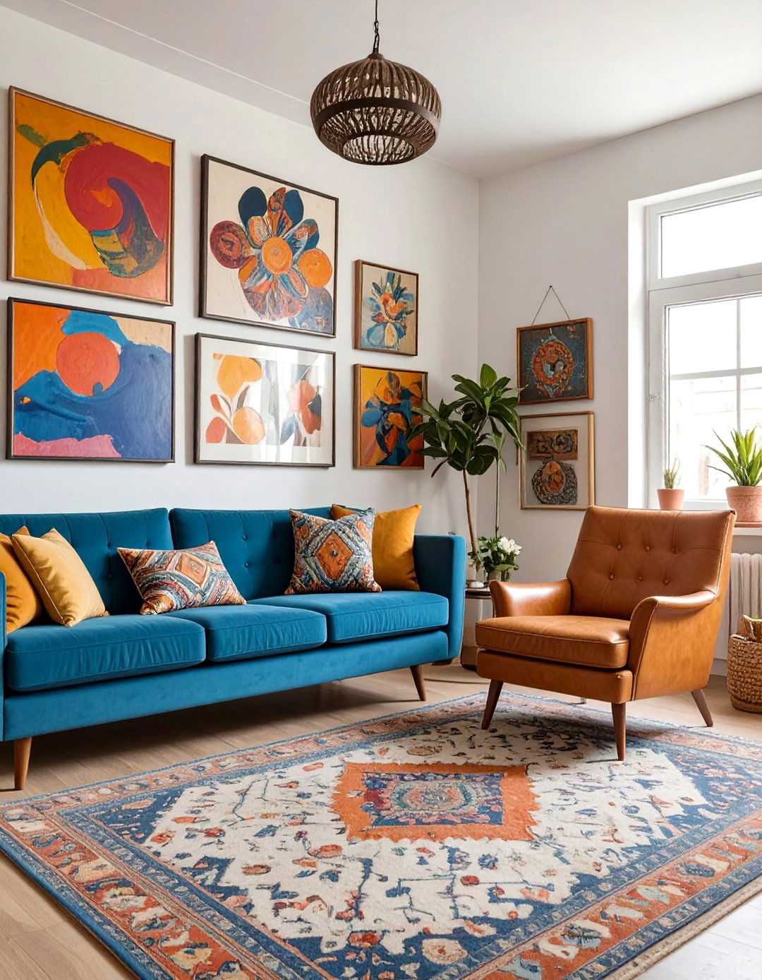 Eclectic and Personalized Small Living Room - 30 apartment small living room ideas