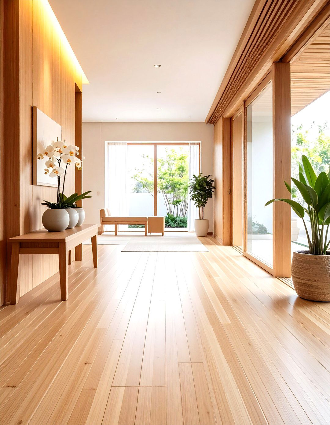 Eco Friendly Bamboo Entryway Flooring - 30 entryway flooring ideas