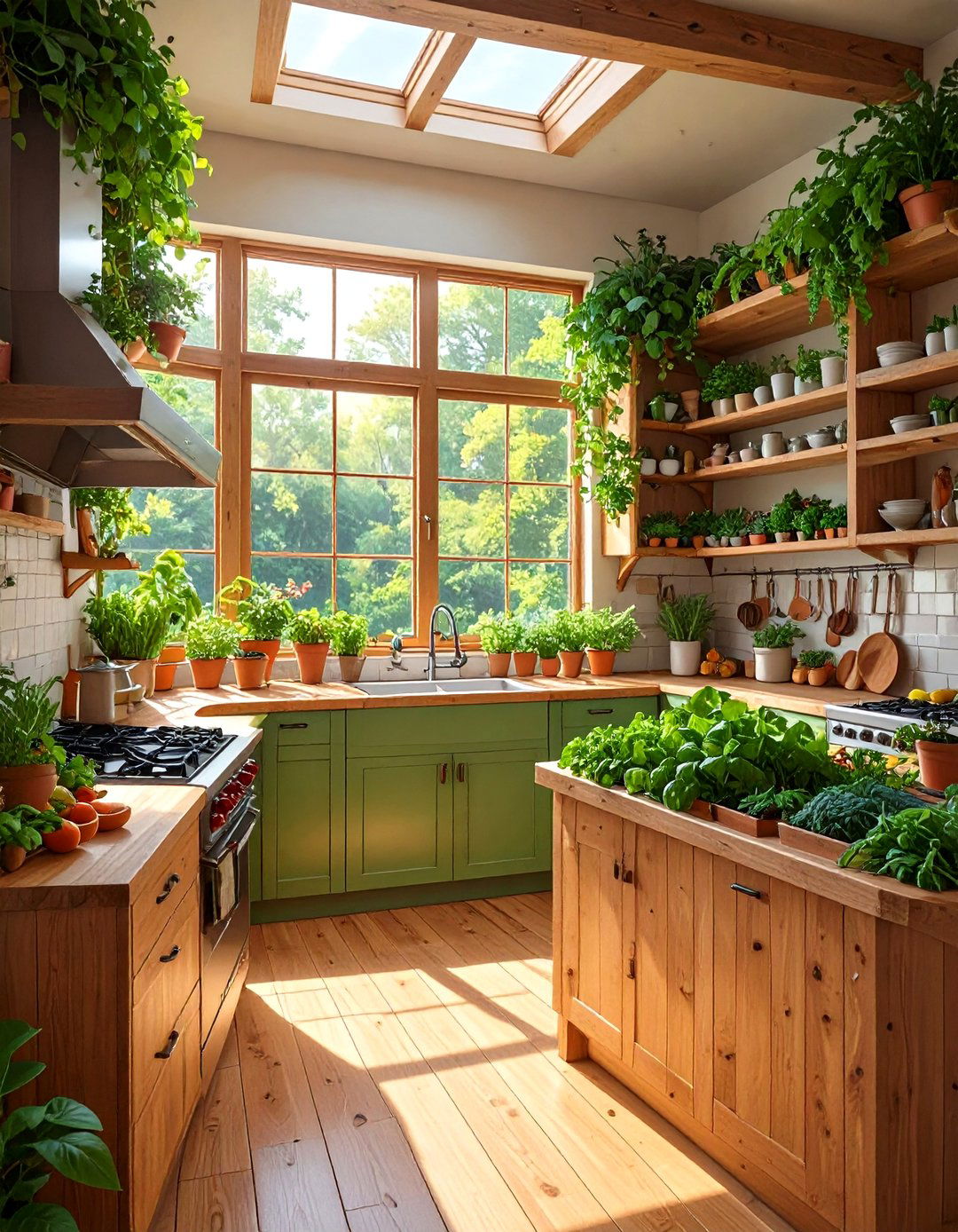 Eco Friendly Green Kitchen - 30 bloxburg kitchen ideas