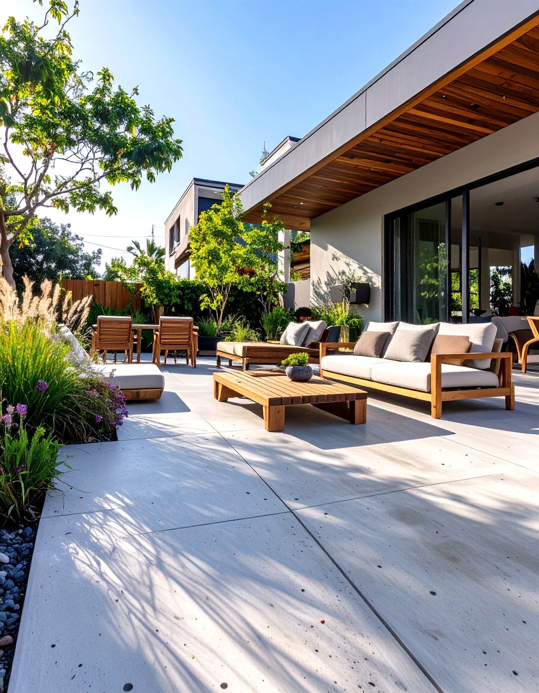 Eco Friendly Permeable Concrete Deck - 30 concrete deck ideas