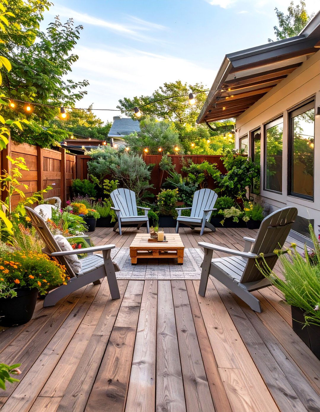 Eco Friendly Sustainable Deck - 30 deck decorating ideas