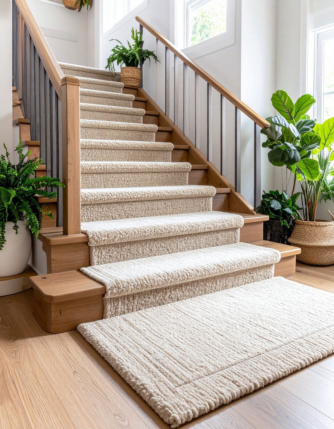 Eco Friendly Wool Carpets - 30 latest carpet trends for stairs