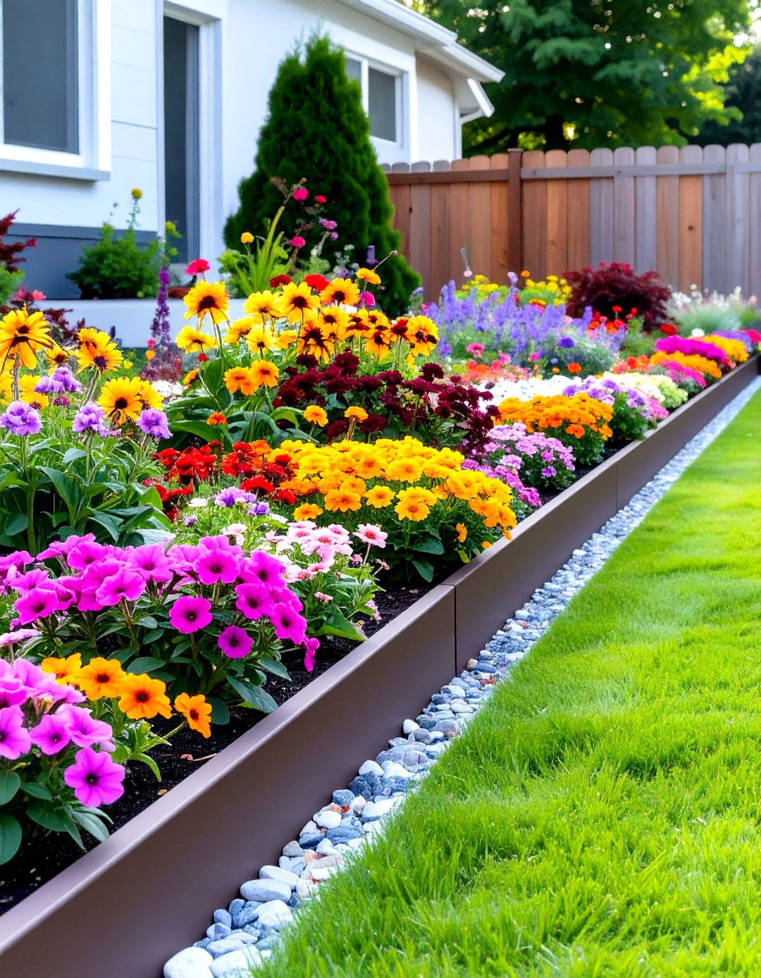 Edge Your Garden Beds - 30 simple backyard landscaping ideas