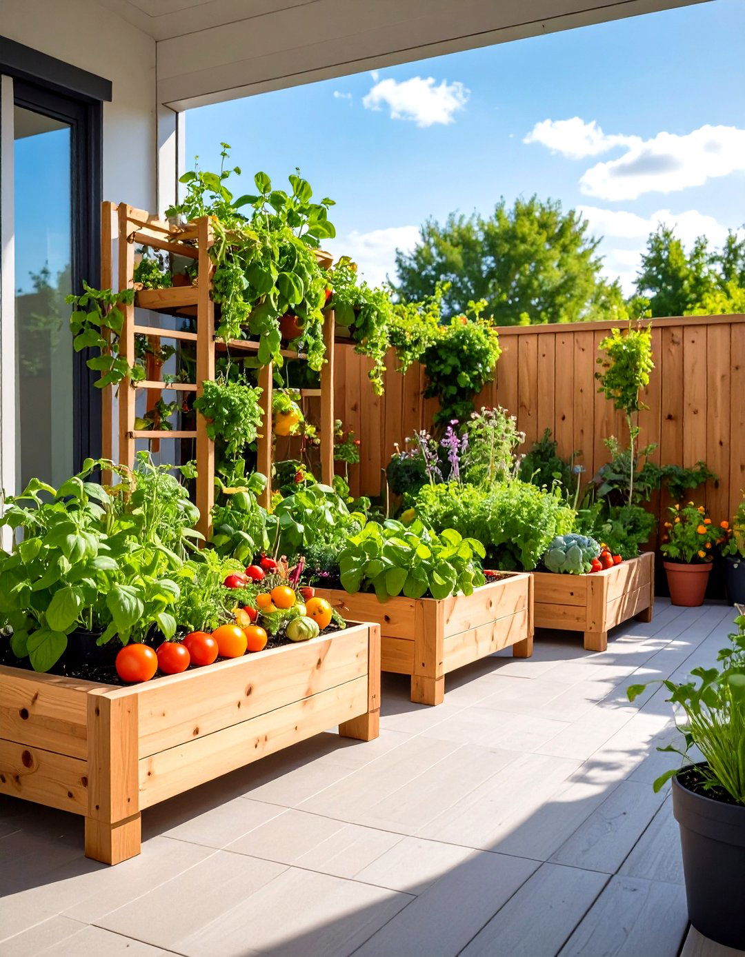 Edible Garden Front Porch - 30 front porch landscaping ideas