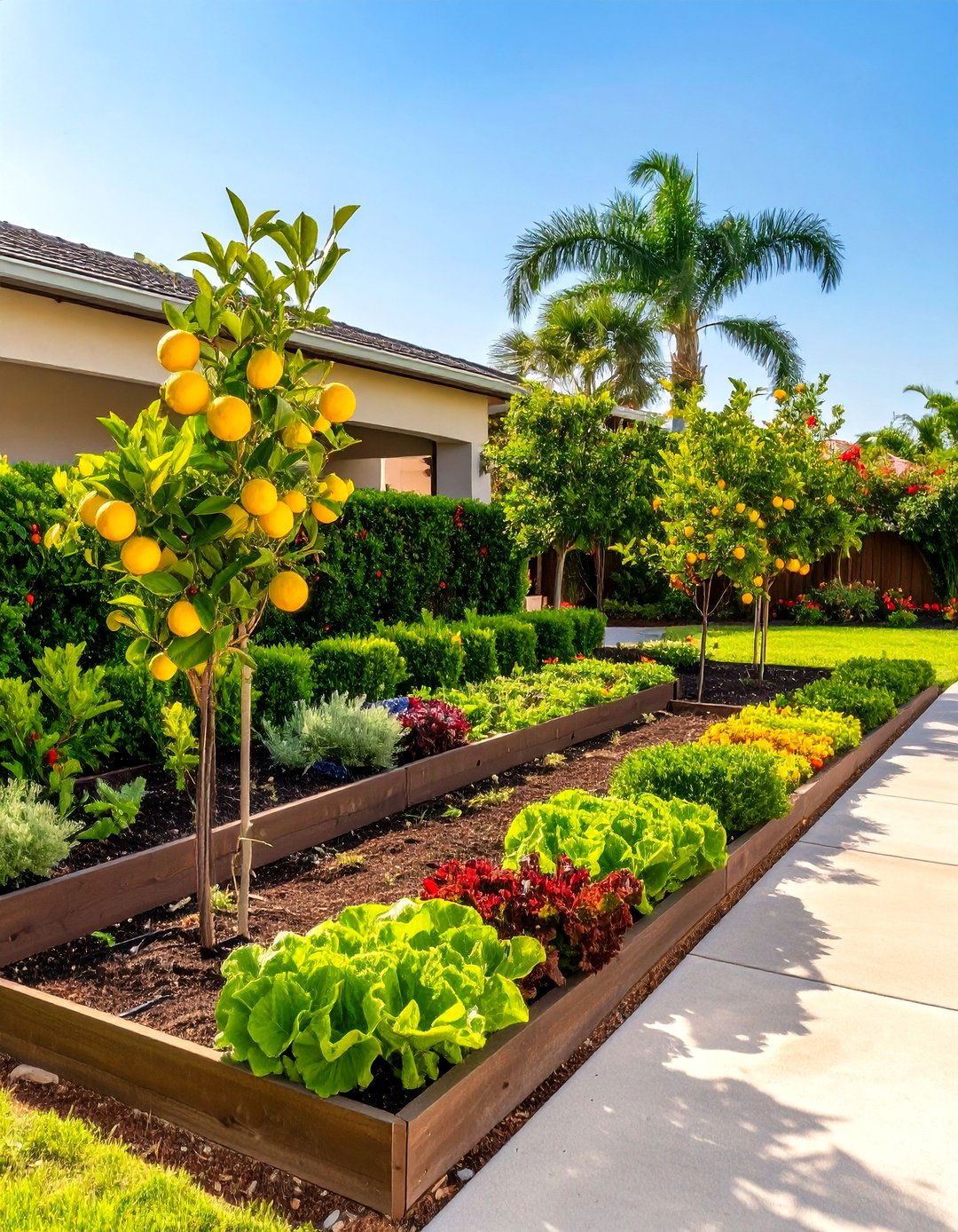 Edible Landscape Florida Front Yard - 30 curb appeal florida front yard landscaping ideas
