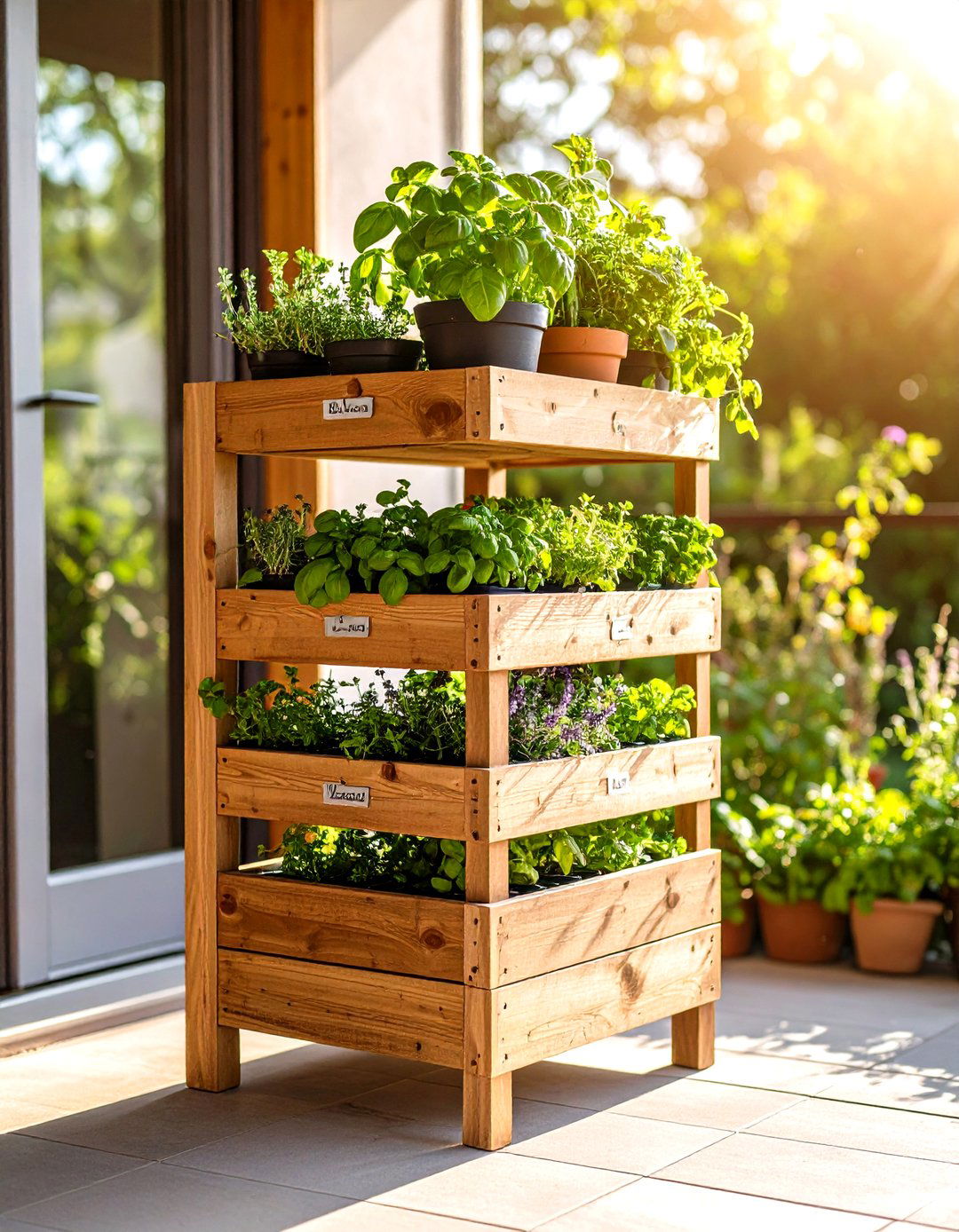 Edible Patio Herb Garden - 30 patio plants ideas