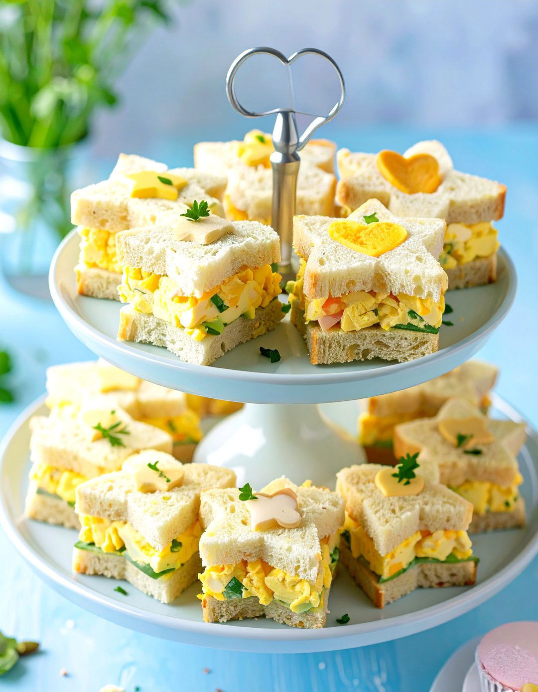 Egg Salad Sandwiches - 30 cheap baby shower food ideas