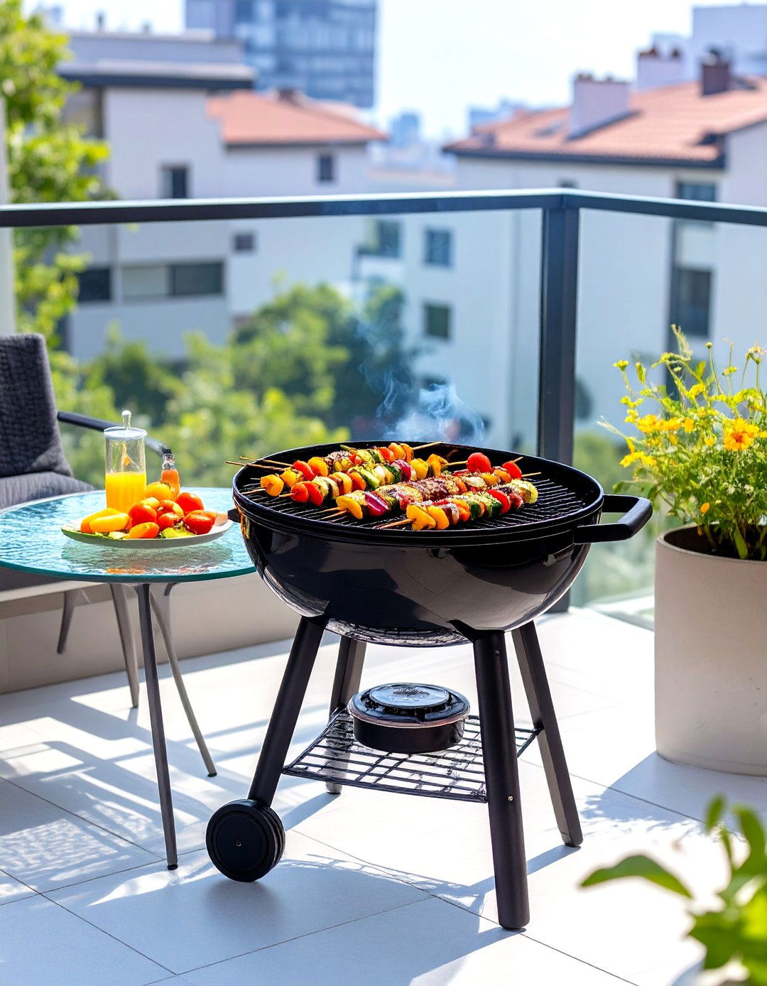 Electric Tabletop Grill - 30 small patio grill ideas