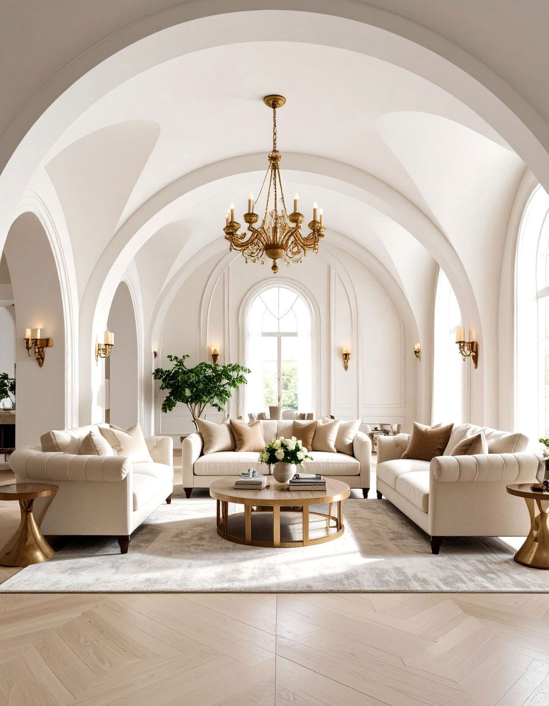 Elegant Barrel Vault Ceiling - 30 living room ceiling ideas