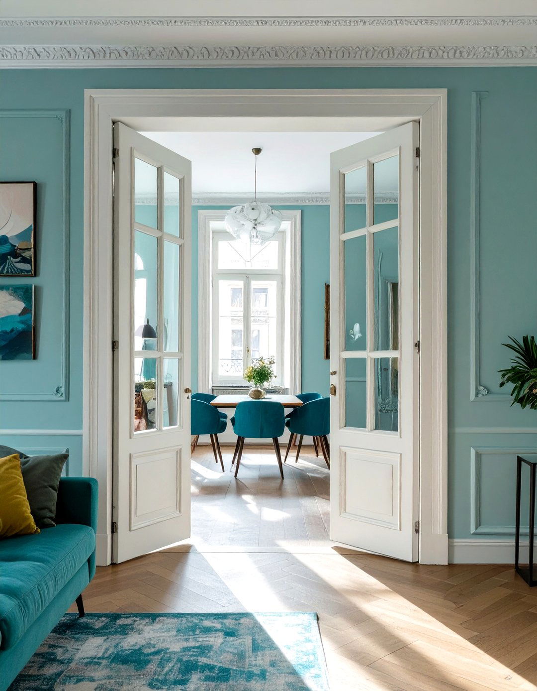 Elegant Double Doorways - 30 what is parisian interior design ideas