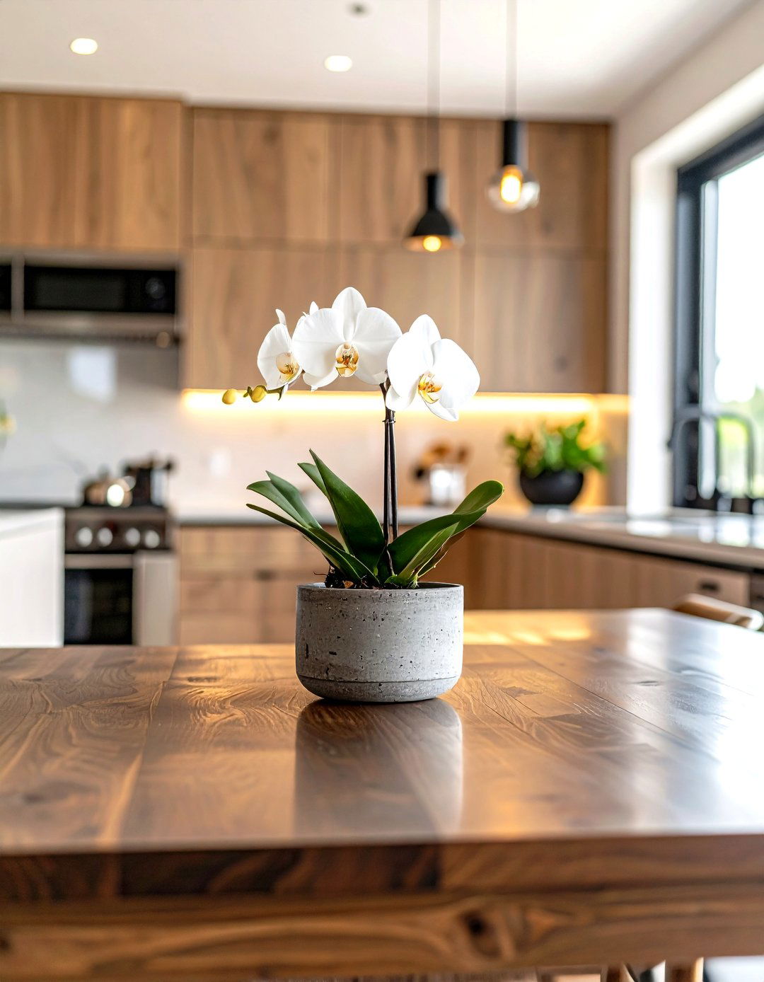 Elegant Orchid Kitchen Table Focus - 30 kitchen table decor ideas