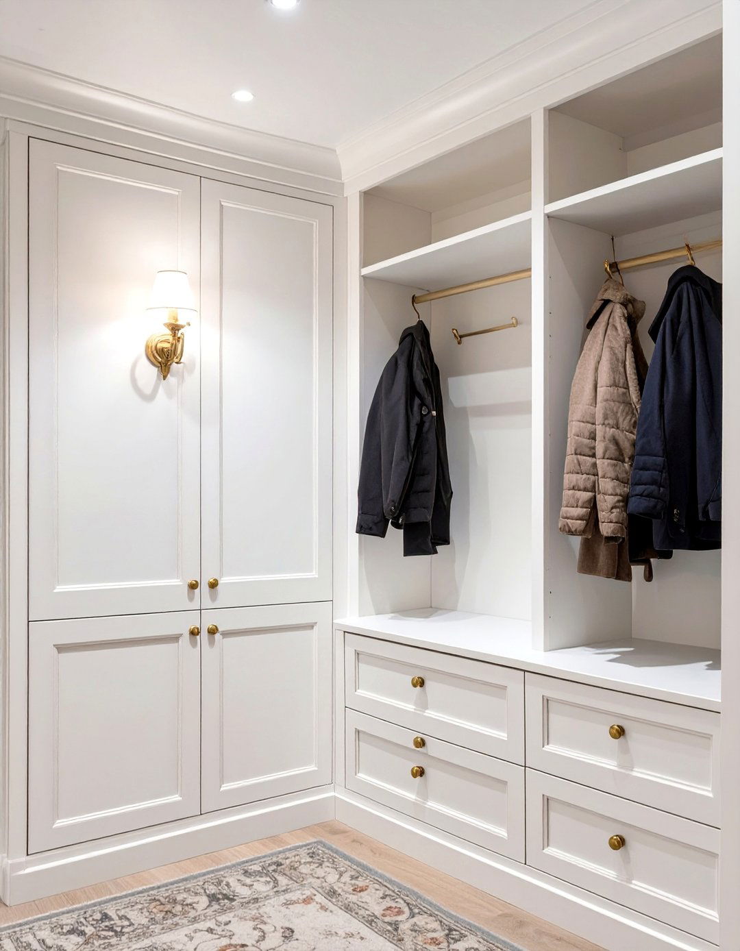 Elegant Traditional Closet Design - 30 coat closet ideas
