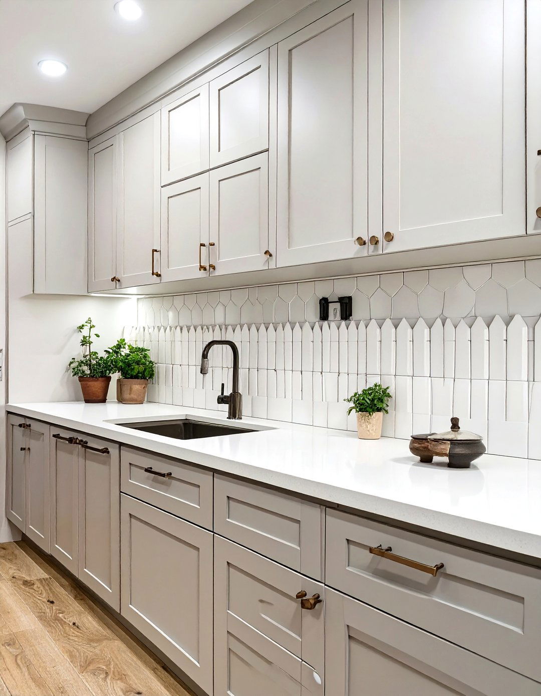 Elongated Picket Tile Fence - 30 backsplash tile ideas