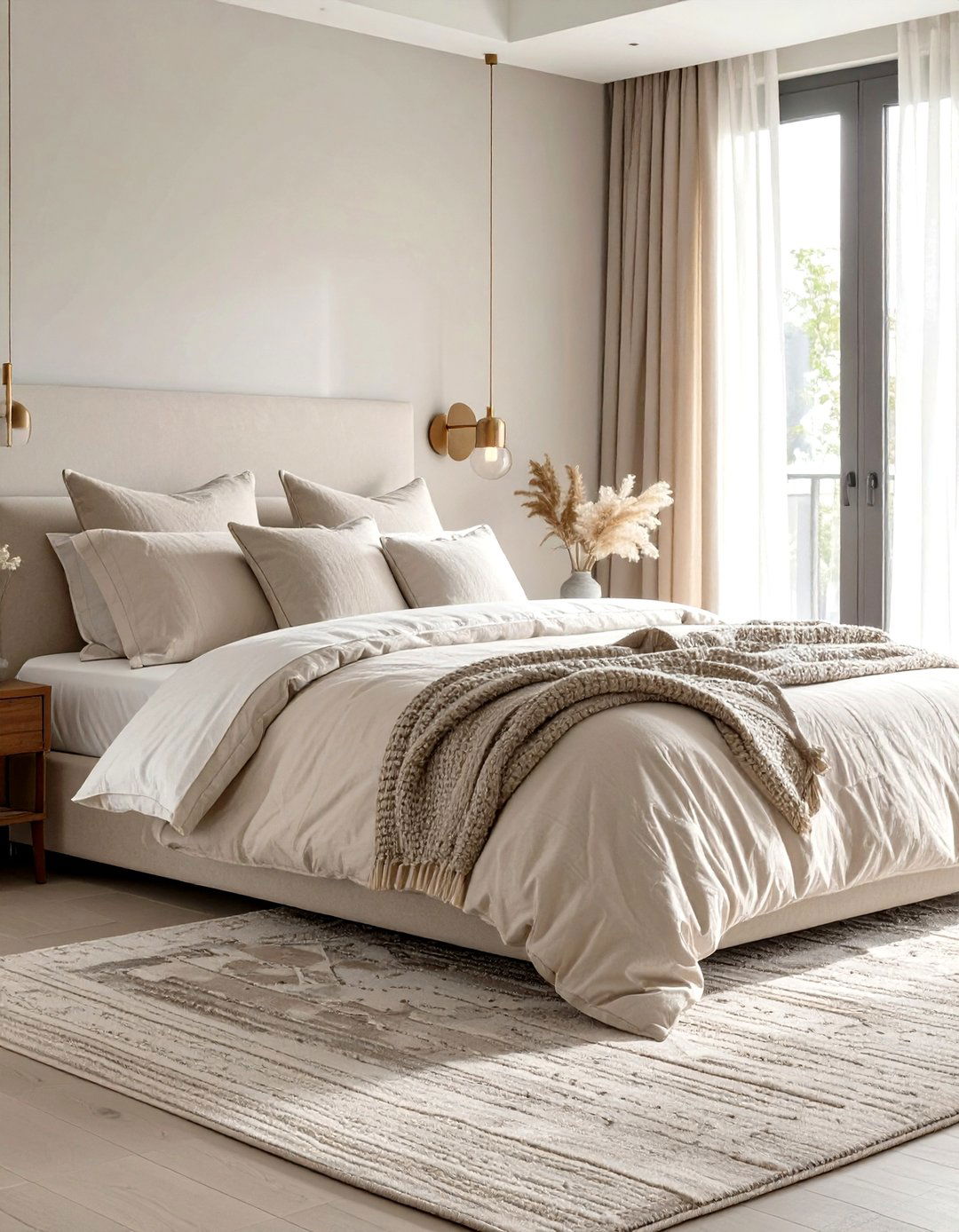 Embrace a Soothing Neutral Color Palette - 30 simple bedroom decorating ideas