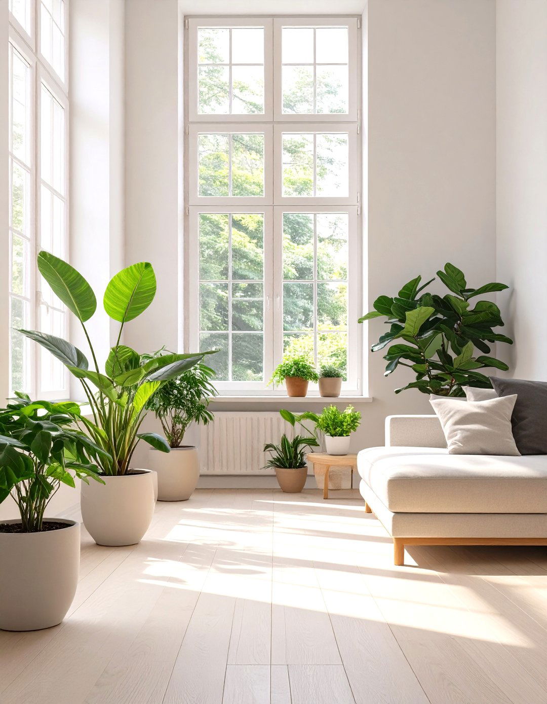 Emphasis on Houseplants and Greenery - 30 scandinavian house design ideas