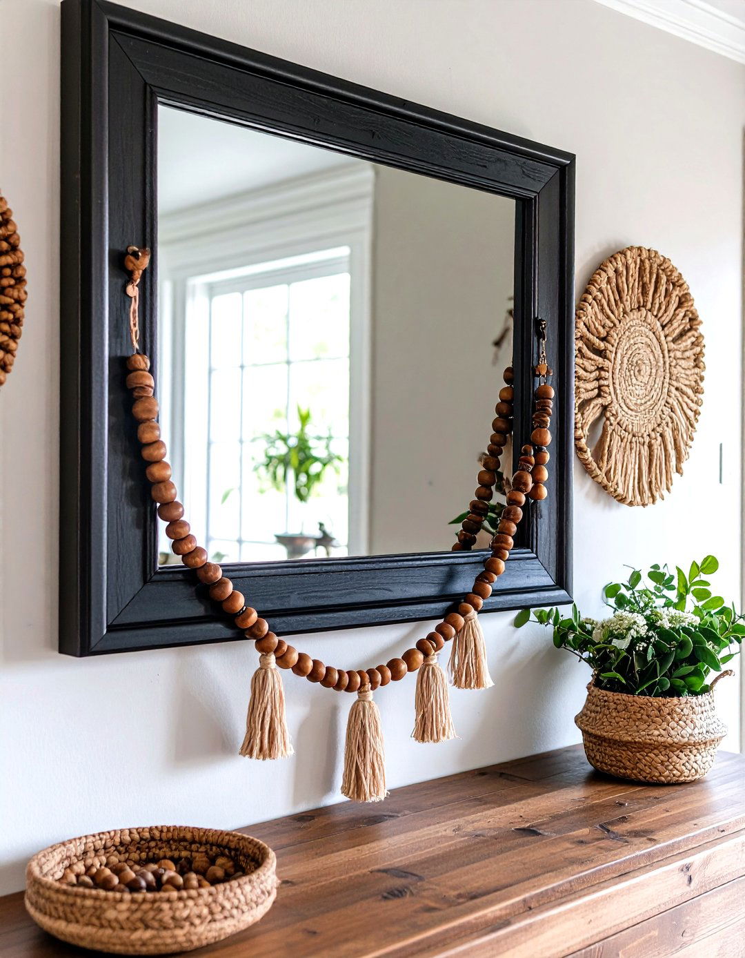 Empty Antique Frame Collection - 30 farmhouse wall decor ideas