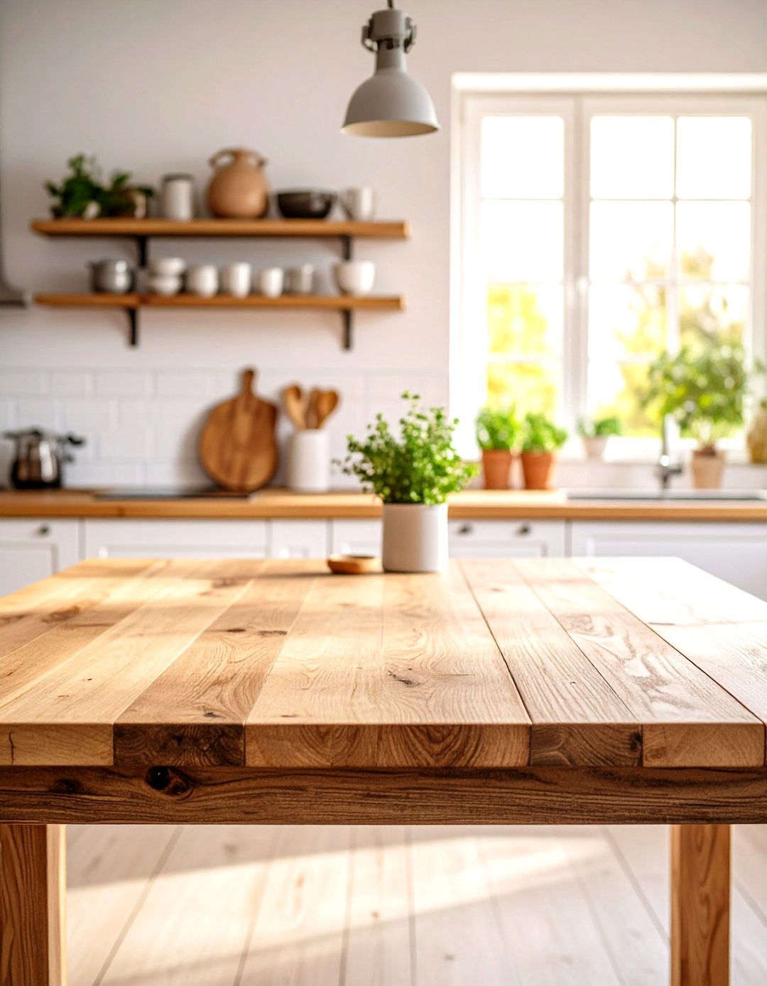 Empty Space and Intention - 30 kitchen table decorations ideas