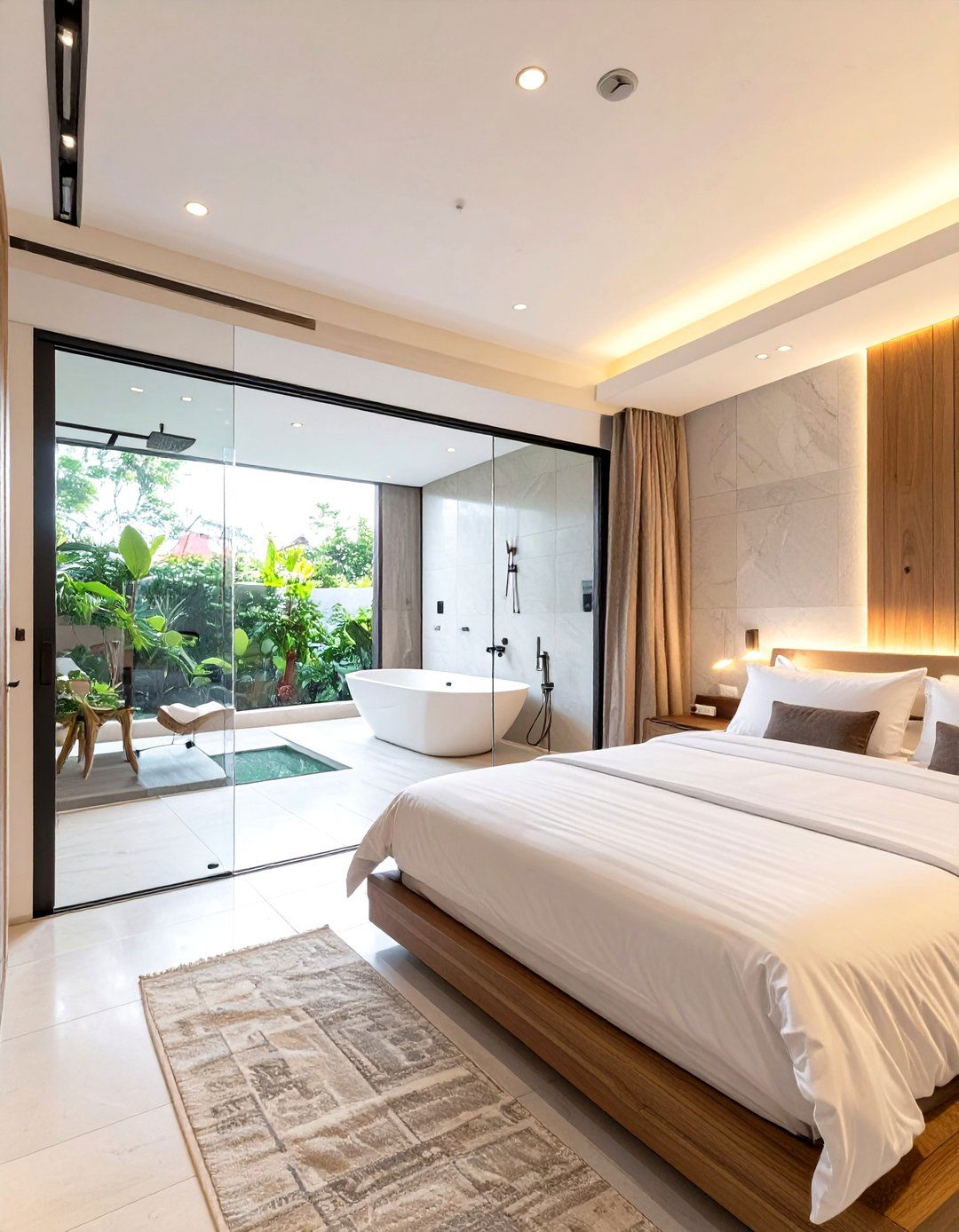 En Suite Open Concept Wet Room - 30 wet room bathroom ideas