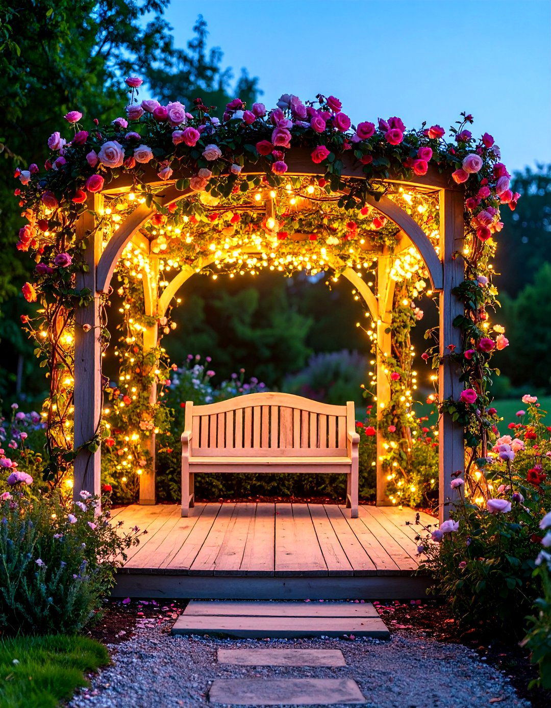 Enchanted Fairy Tale Garden Arbor - 30 garden arbor ideas