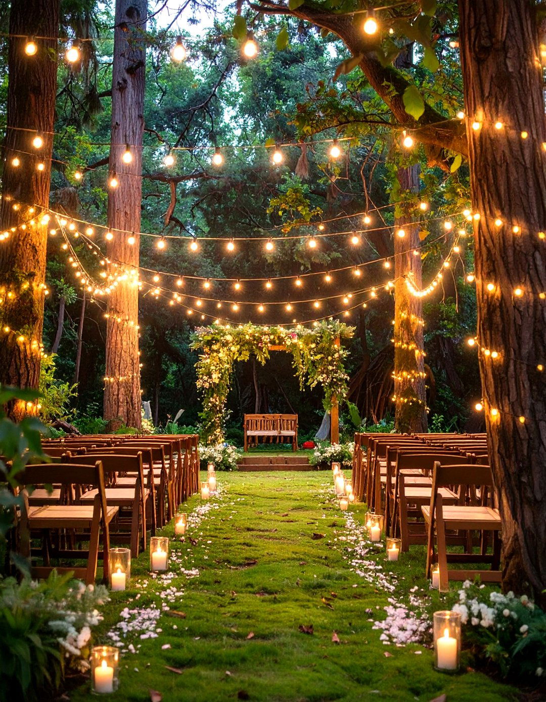 Enchanted Forest Backyard Wedding - 30 backyard wedding ideas