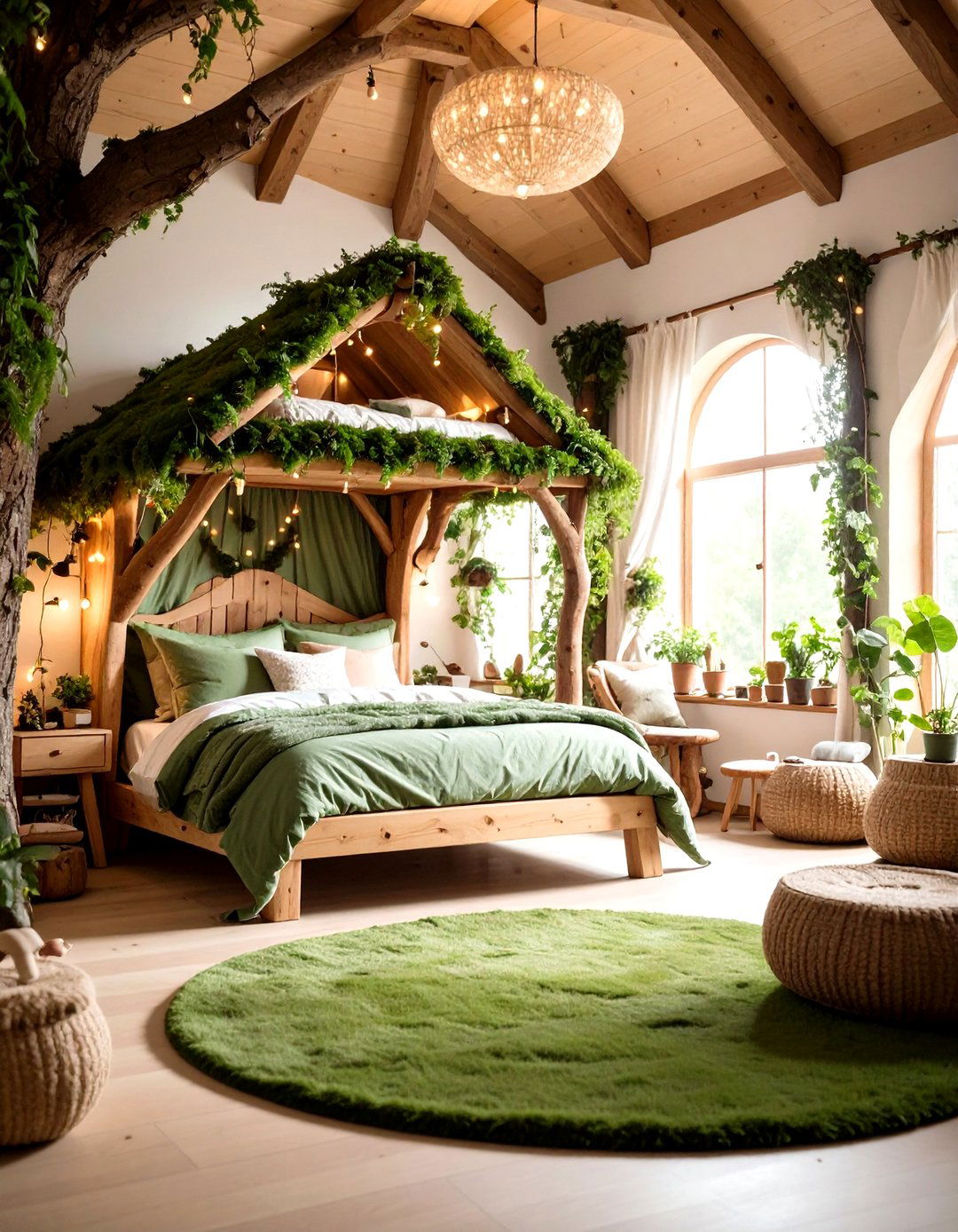 Enchanted Forest Bedroom - 30 little girls bedroom ideas