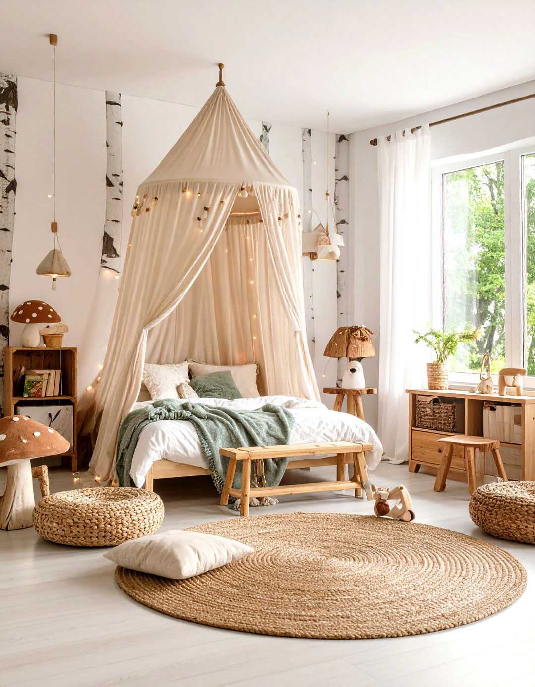 Enchanted Forest Bedroom - 30 little girls room ideas