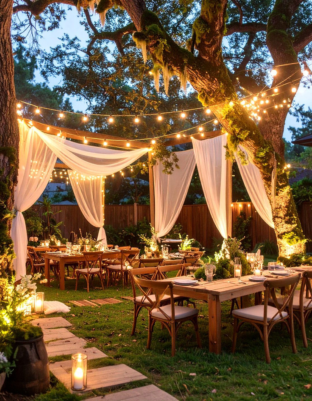 Enchanted Forest Gathering - 30 backyard sweet 16 party ideas at home