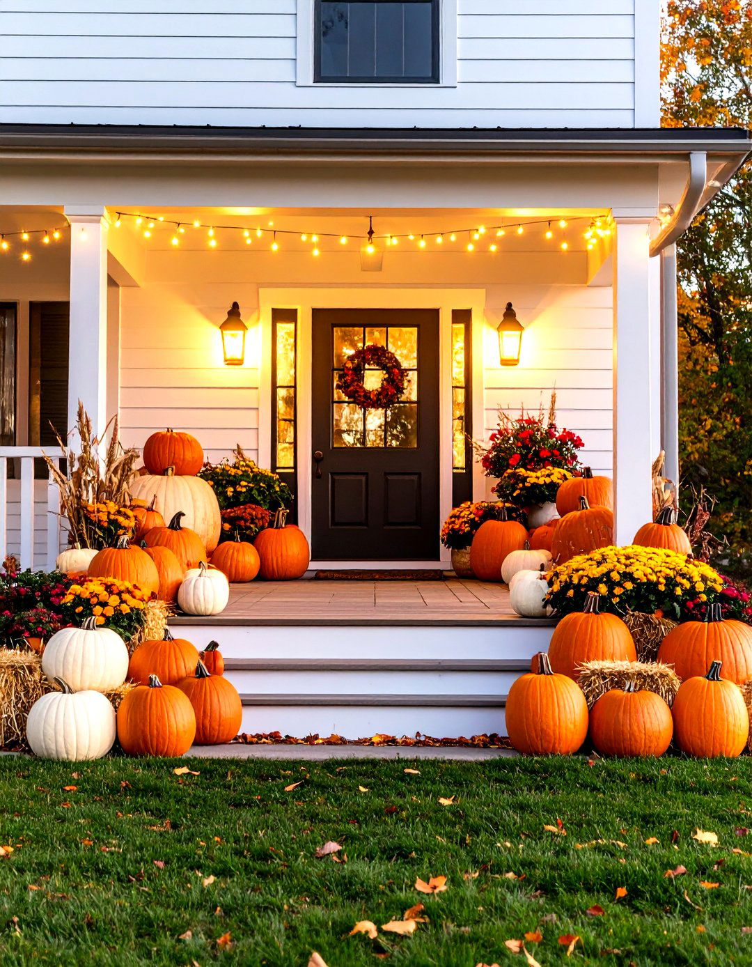 Enchanted Forest Porch - 30 halloween porch ideas
