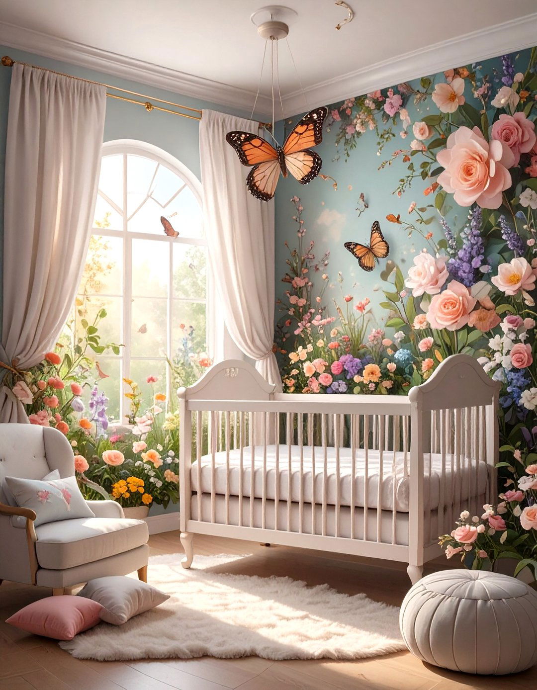 Enchanted Garden Baby Room - 30 baby room decor ideas