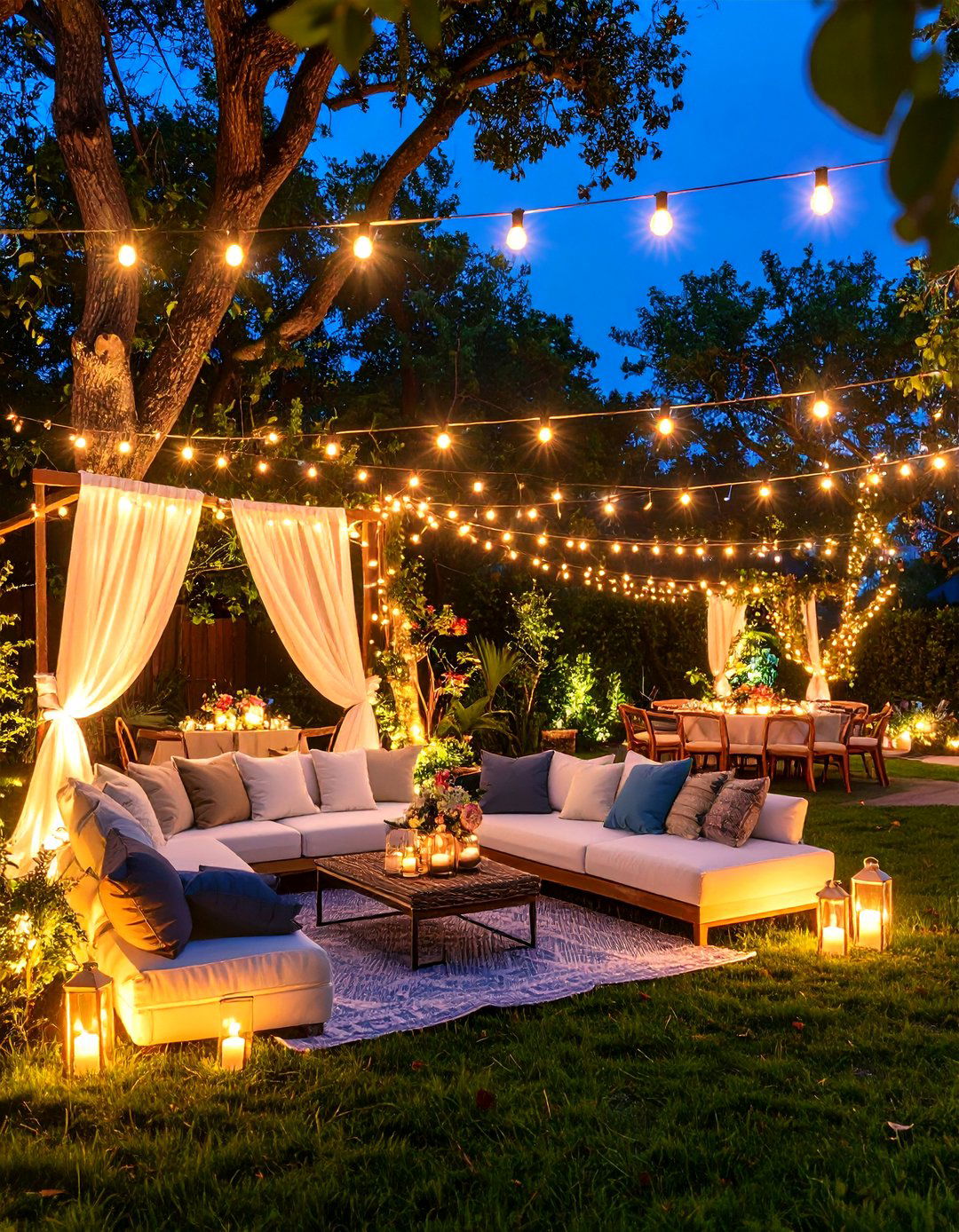 Enchanted Garden Party - 30 backyard engagement party ideas