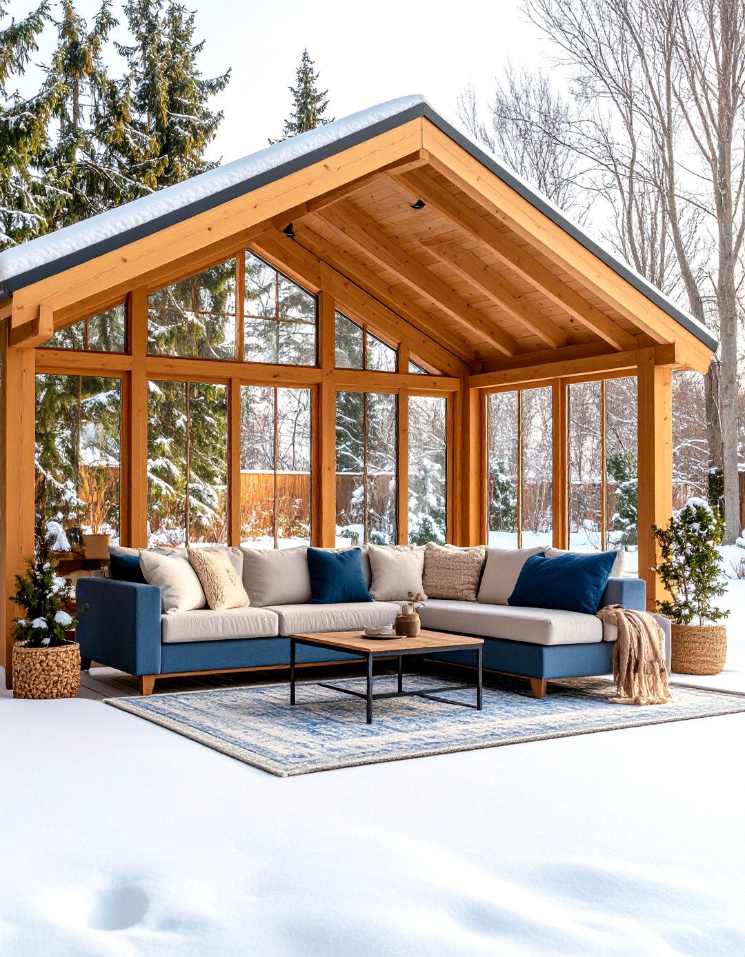 Enclosed Four Season Gazebo - 30 backyard gazebo ideas