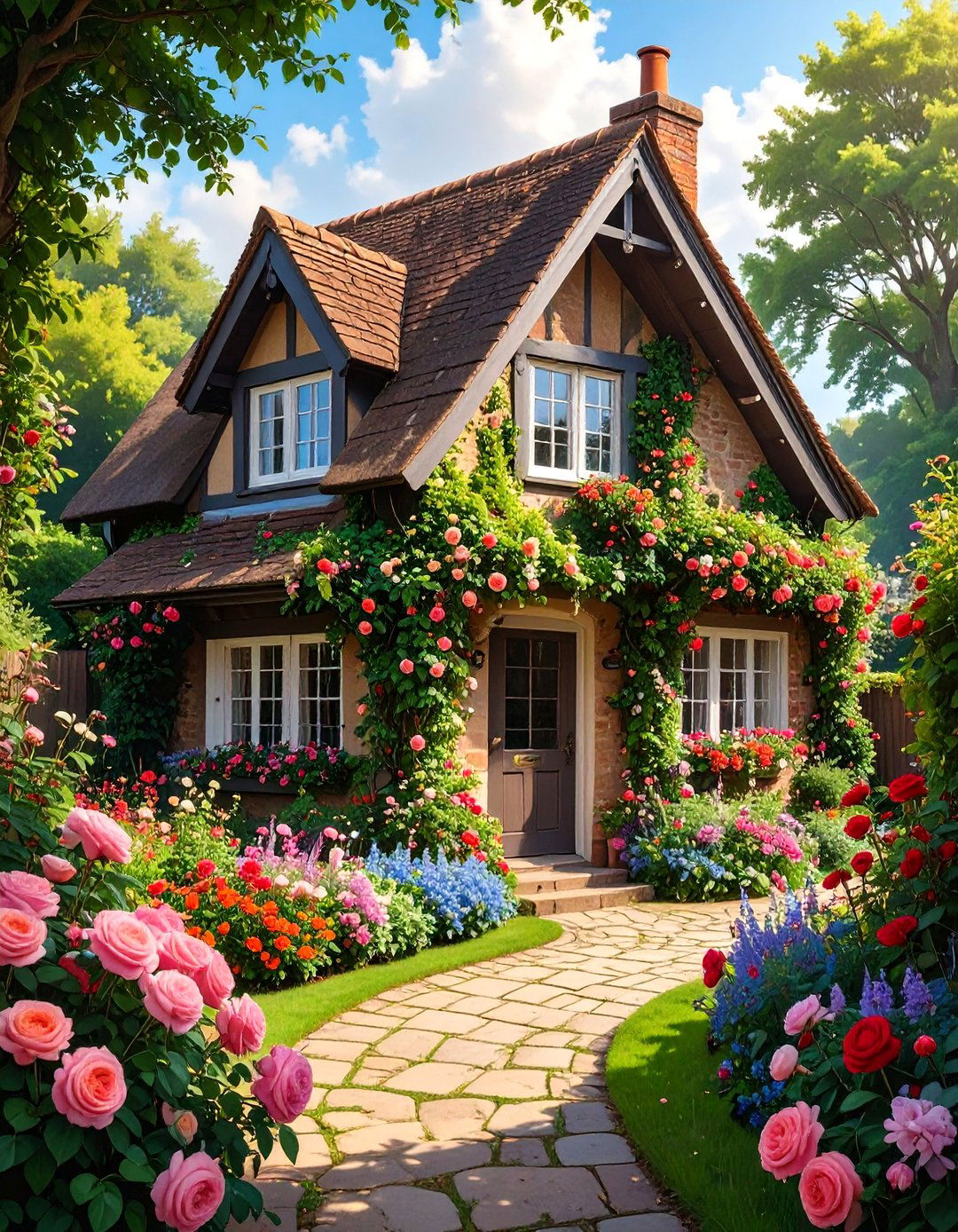 English Cottage Bungalow Ambiance - 30 bungalow house design ideas