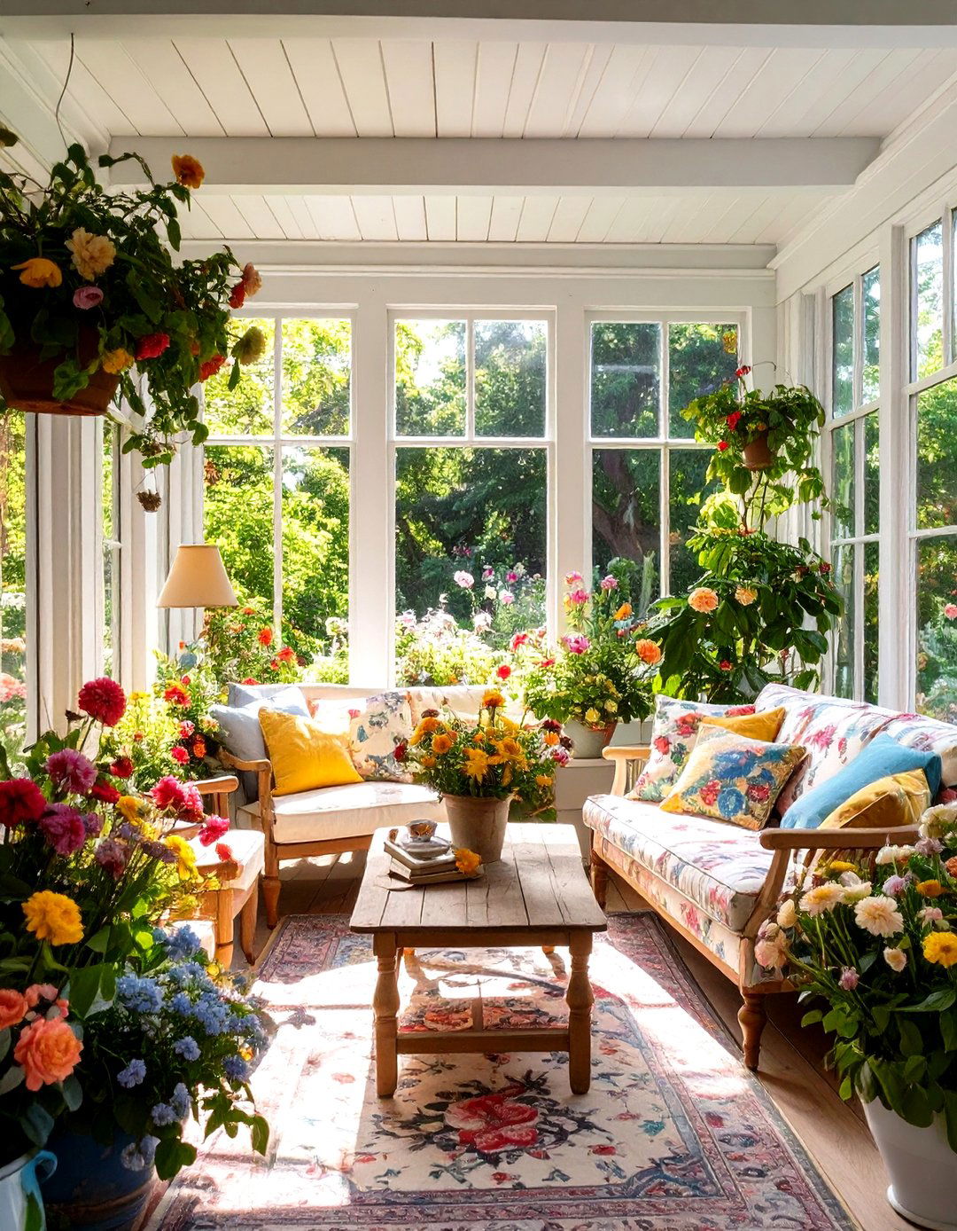 English Cottage Garden Room - 30 interior design consultant ideas