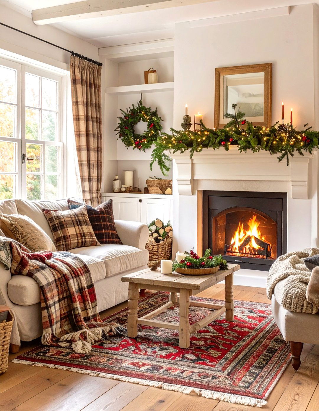 English Cottage Holiday Coziness - 30 interior design ideas for holiday decor