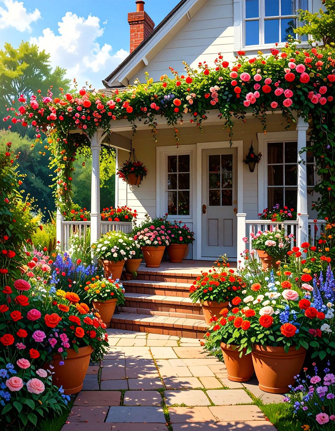 30 Narrow Front Porch Ideas to Boost Curb Appeal - We Love Home Blog