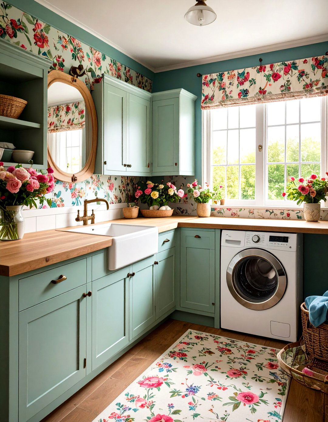 English Country Cottage Laundry Room - 30 laundry room design tool ideas