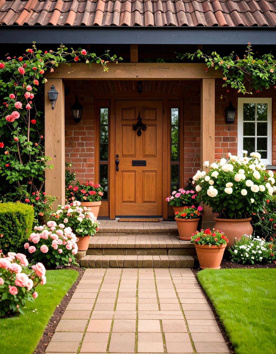 English Country Garden Front Porch - 30 front door porch ideas