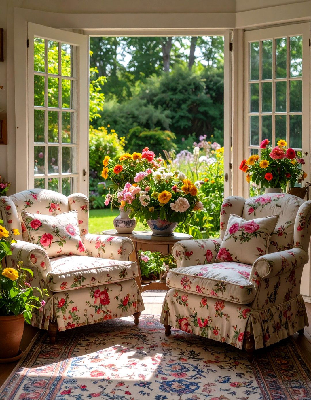 English Country Garden Room - 30 home design furniture ideas