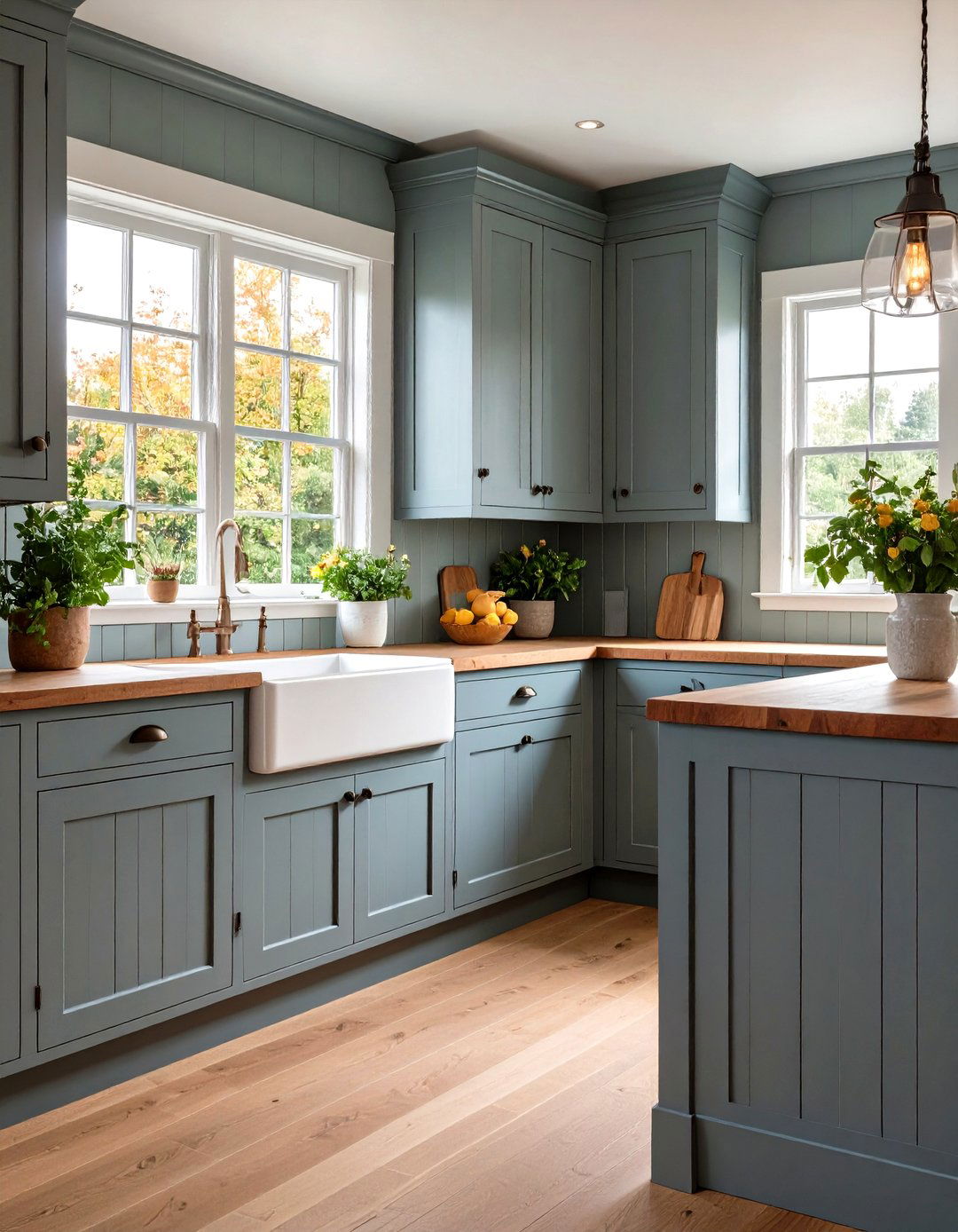 English Country Grey Kitchen - 30 grey kitchen cabinets ideas