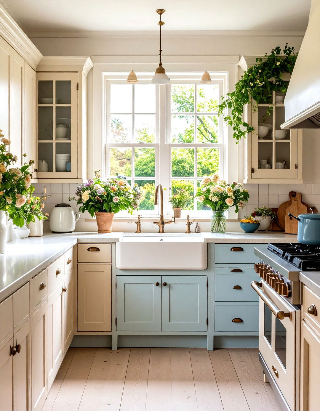 English Countryside Farmhouse Kitchen - 30 farmhouse kitchen design ideas