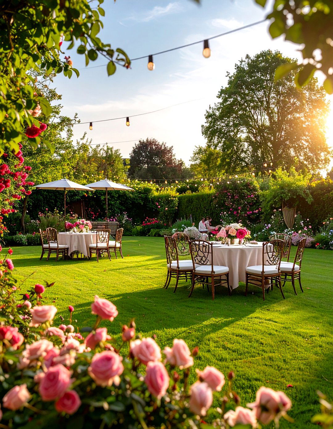 English Countryside Garden - 30 backyard engagement party ideas