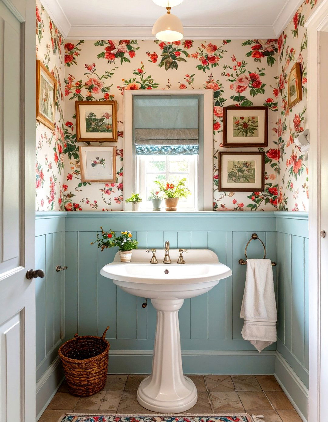 English Countryside Guest Bathroom - 30 guest bathroom remodel ideas