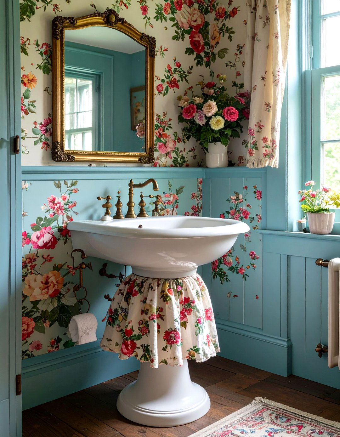 English Countryside Half Bathroom - 30 half bathroom decor ideas