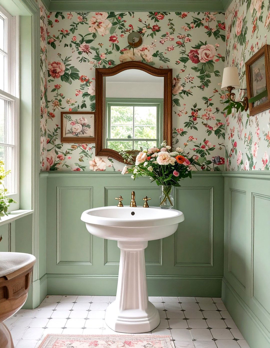 English Garden Bathroom - 30 bathroom theme ideas