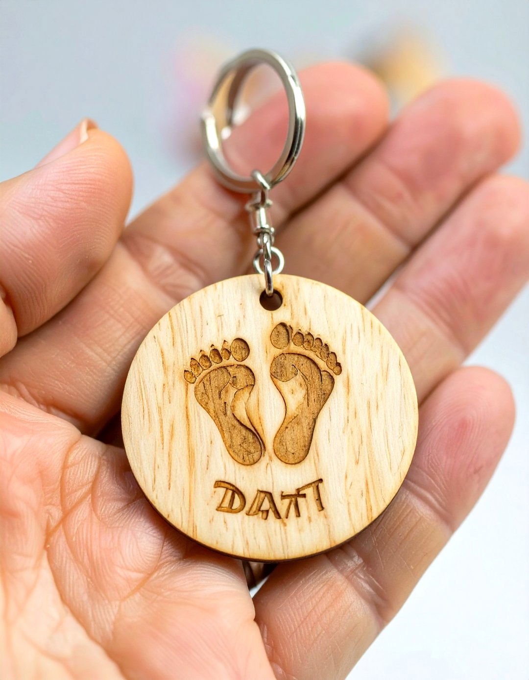 Engraved Keychain Favors - 30 baby shower party favor ideas