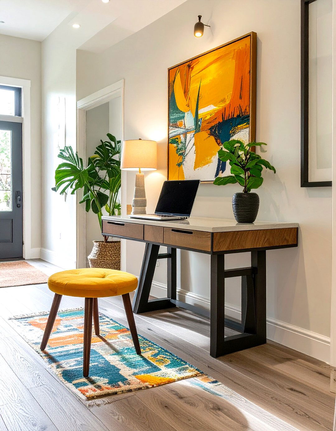 Entryway Console Table Small Home Office Design - 30 small home office design ideas