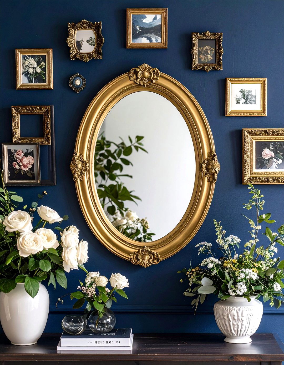 Entryway Mirror as Part of a Gallery Wall - 30 entryway mirror ideas