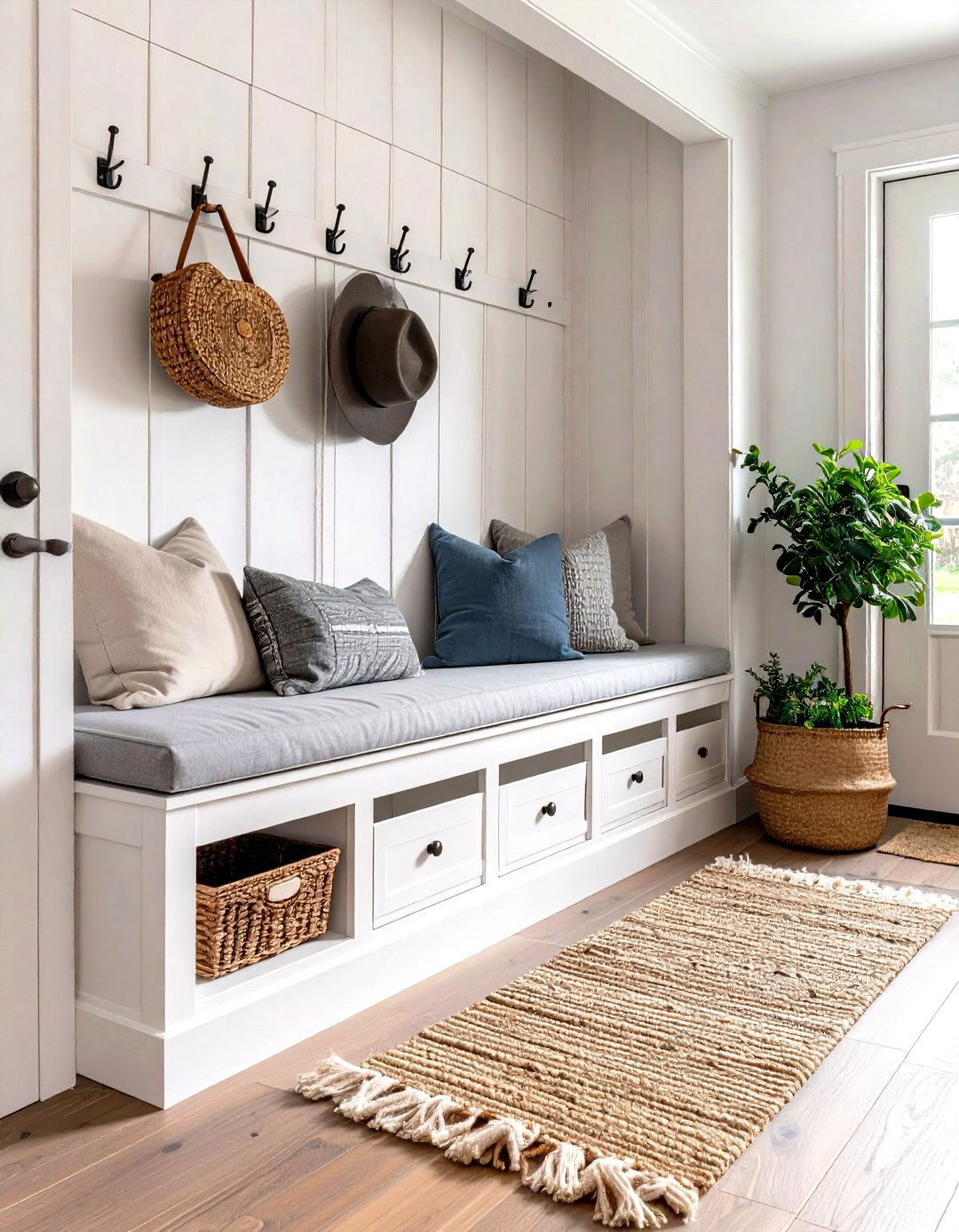 Entryway with a Built In Bench - 30 entryway inspiration